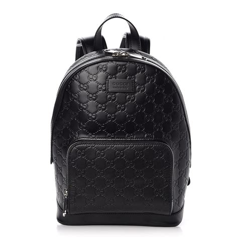 mini gucci backpack black|black Gucci bag small.